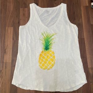 Old Navy pineapple tank top